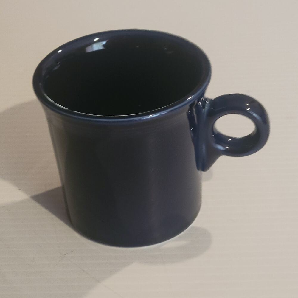 Fiesta Ware Blue Mug Ring Handle Homer Laughlin USA